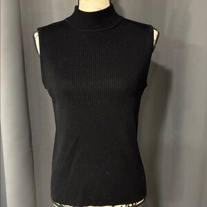 Croft & Barrow Black Sleeveless Top